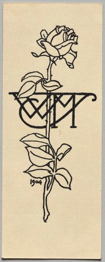 Bookplate: W. M. T., by Unknown, 1904