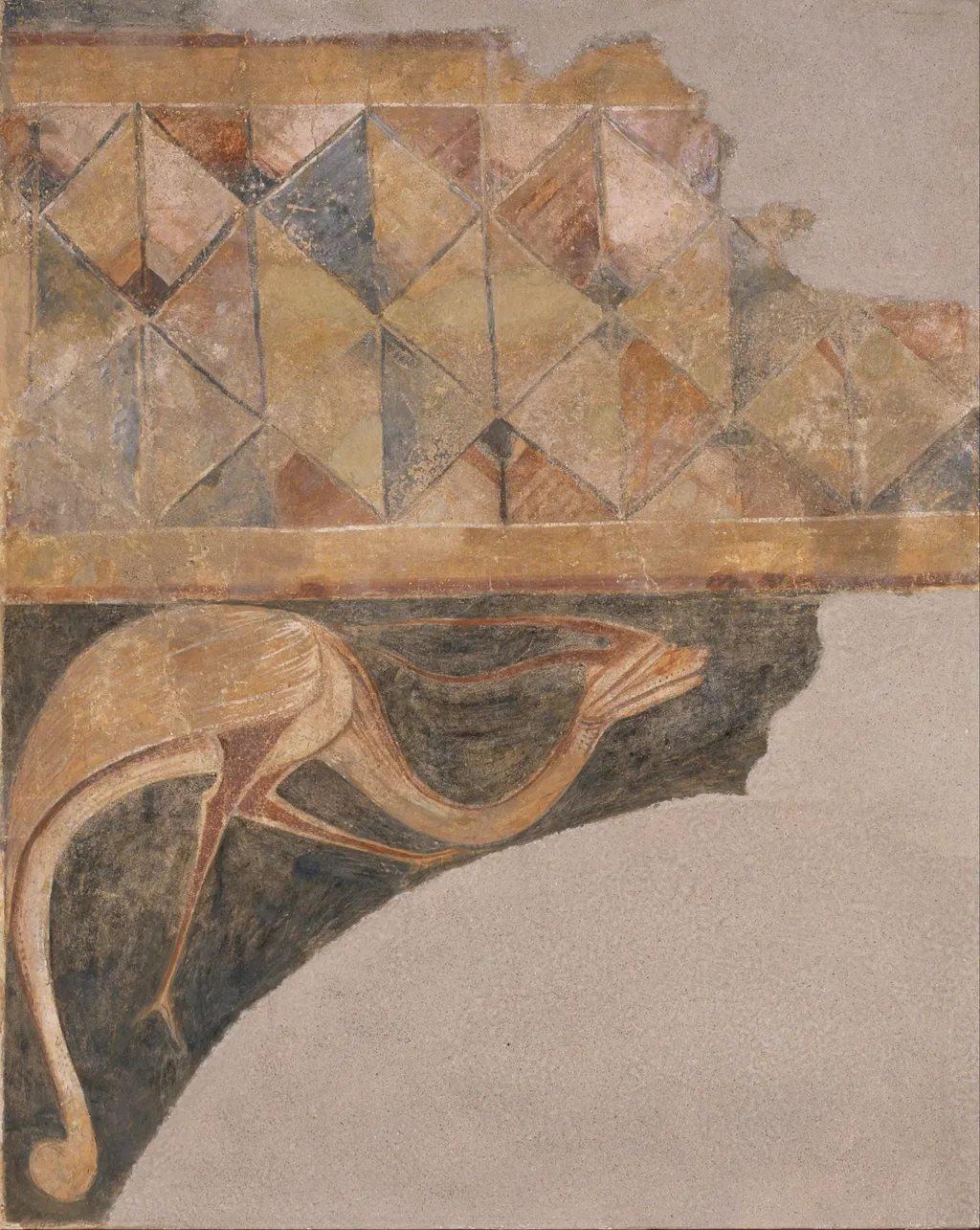 Border and fantastic animal from Arlanza, by Unknown, unspecified, 1210