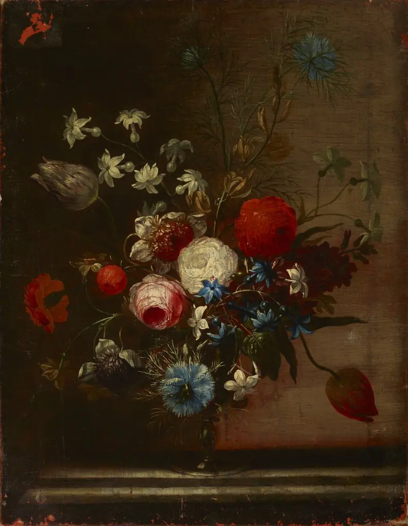 Bouquet of Flowers, by Unknown