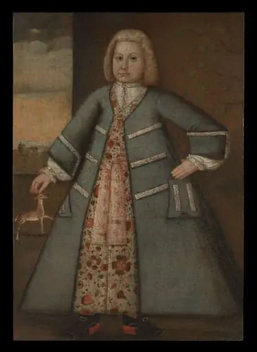 Boy with a Fawn, by Unknown, 1720