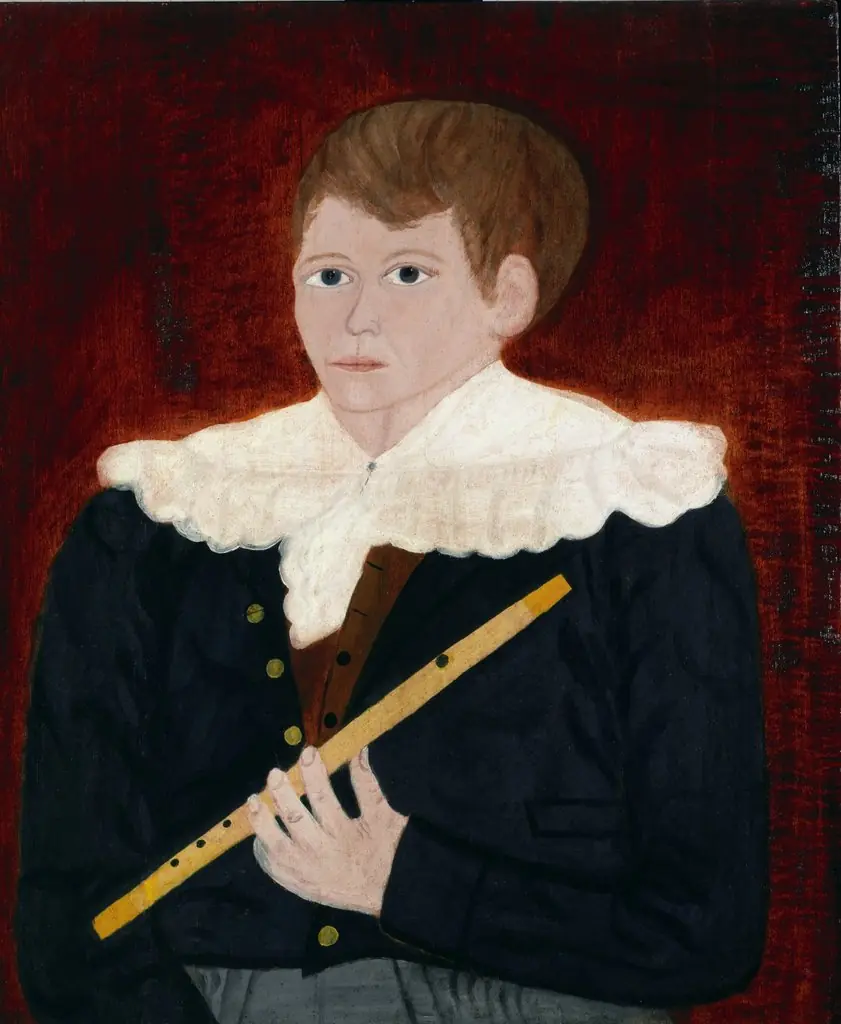 Boy with a Flute, by Unknown