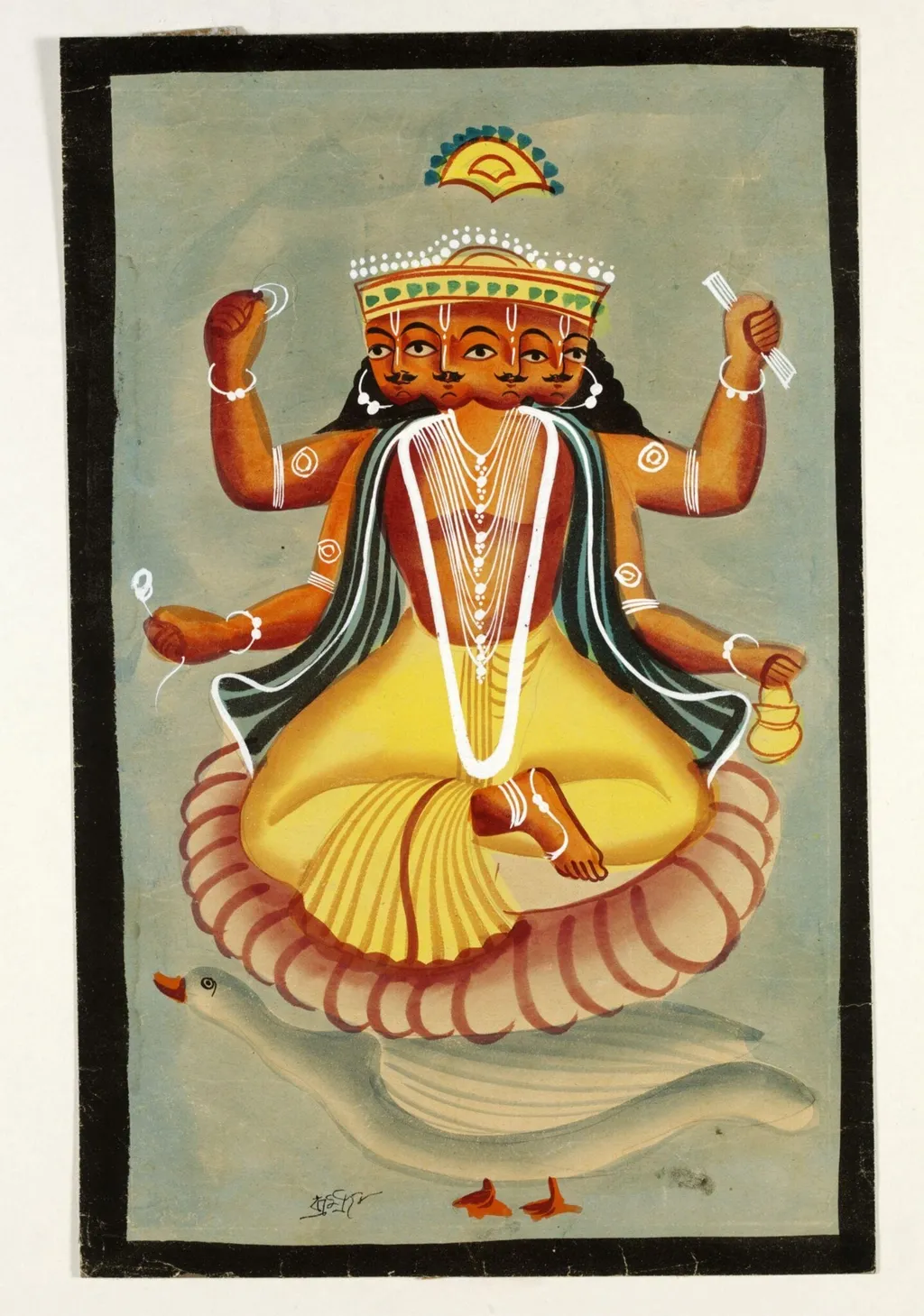 Brahma, by Unknown, paint, 1885