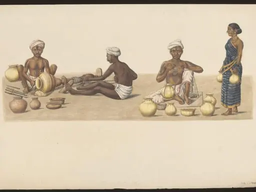 Brass pot makers, by Unknown