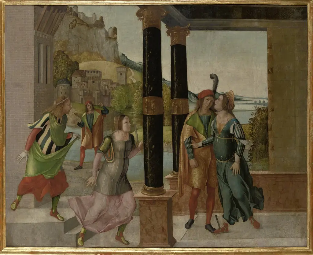Brutus and Porcia, by Unknown