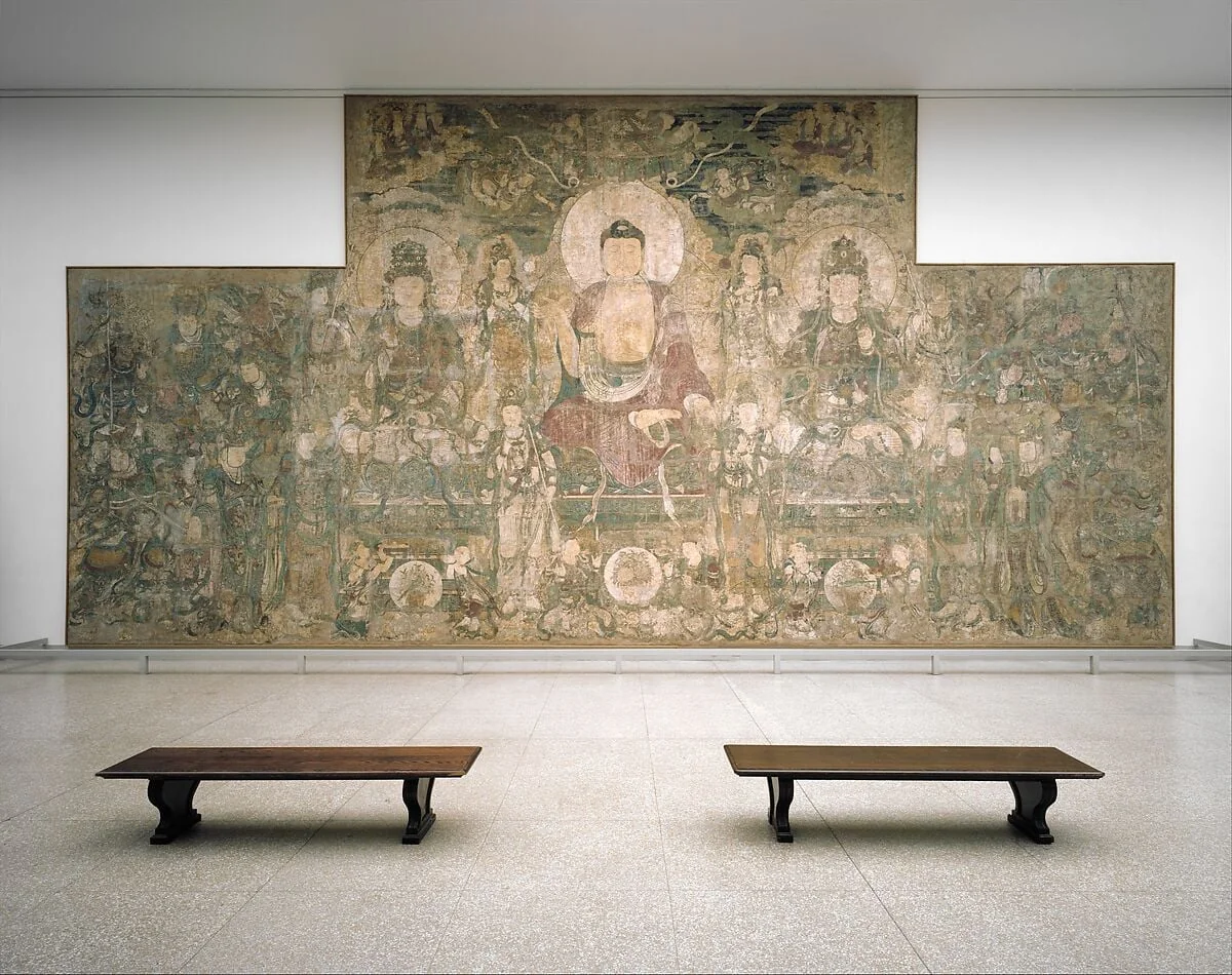 元　廣勝寺　藥師佛法會圖壁畫|Buddha of Medicine Bhaishajyaguru (Yaoshi fo) — Unknown