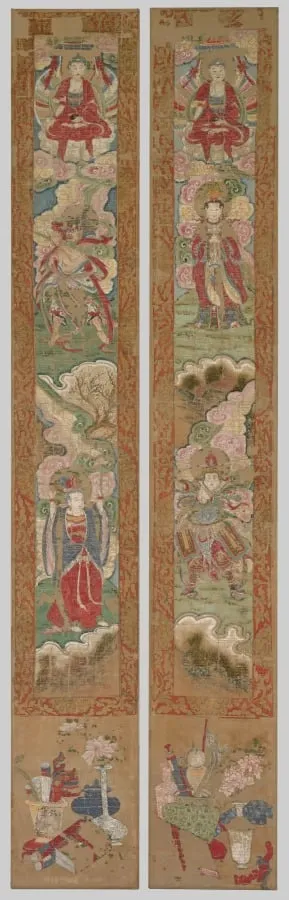 Buddhist Panel, by Unknown, unspecified, 1700