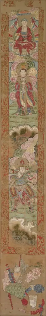 Buddhist Panel, by Unknown, 1349