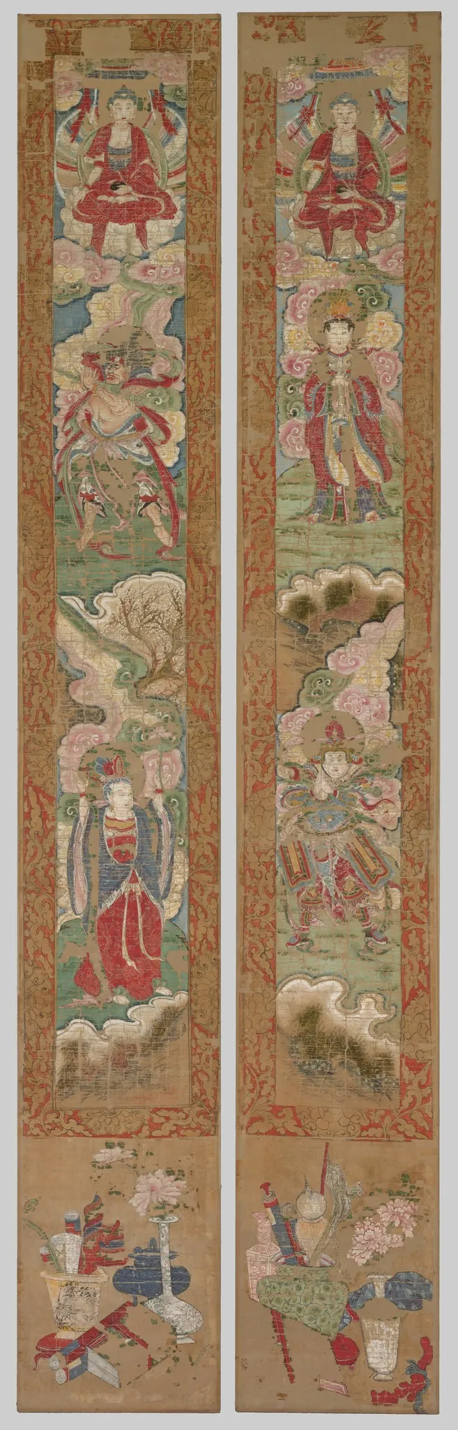 Buddhist Panel, by Unknown, unspecified, 1349