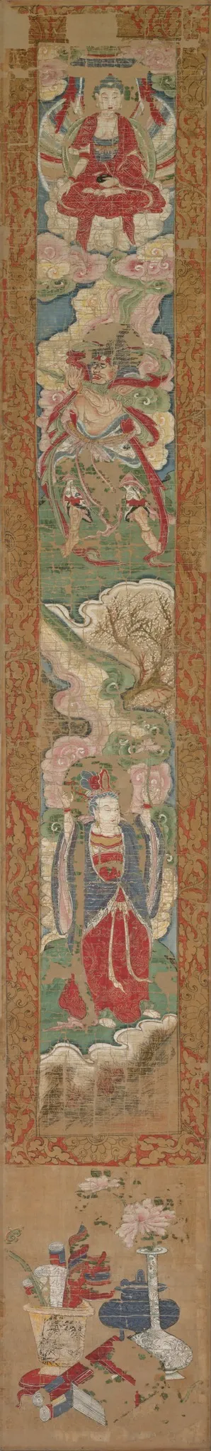 Buddhist Panel, by Unknown, unspecified, 1349