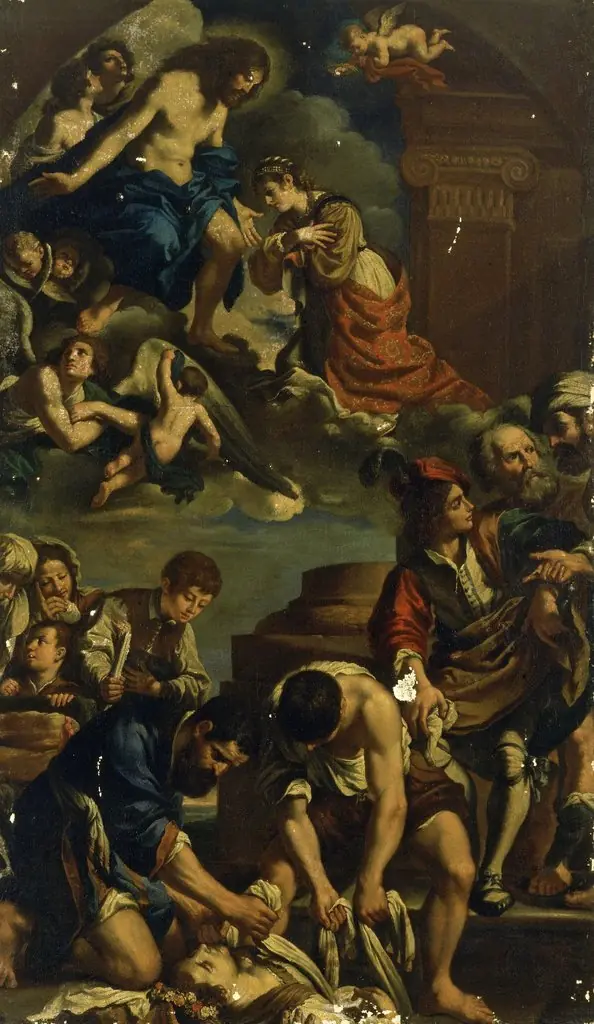 Burial of St Petronilla, by Unknown
