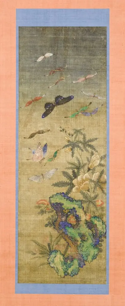 Butterflies, Flowers, and Rocks, by Unknown
