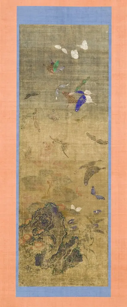 Butterflies, Flowers and Rocks, by Unknown