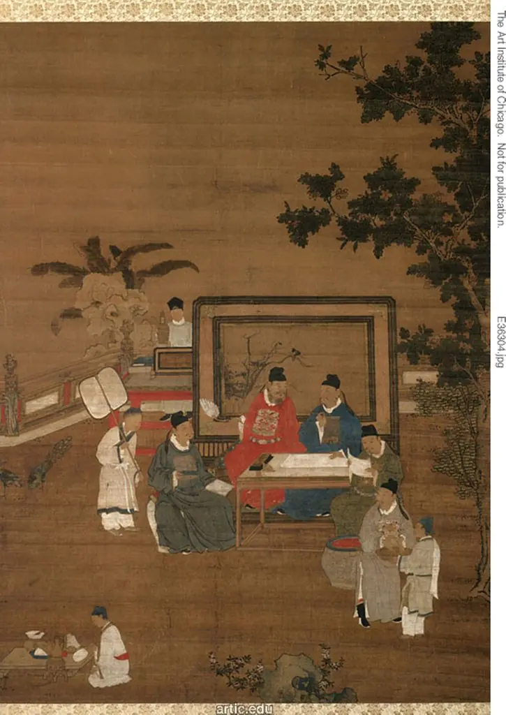 Calligraphy, probably from the set "The Four Accomplishments", by Unknown