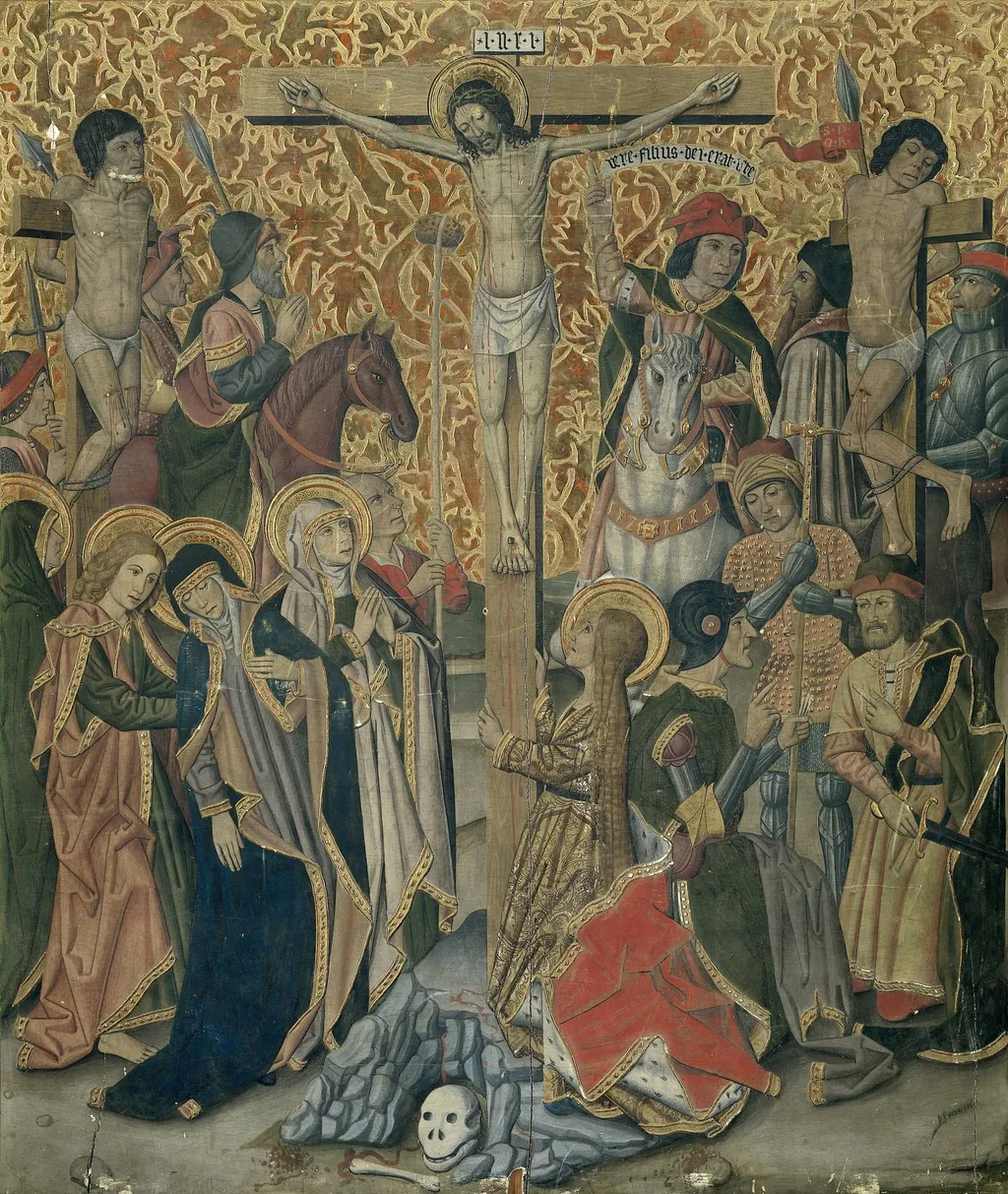 Calvary, by Unknown, unspecified, 1487