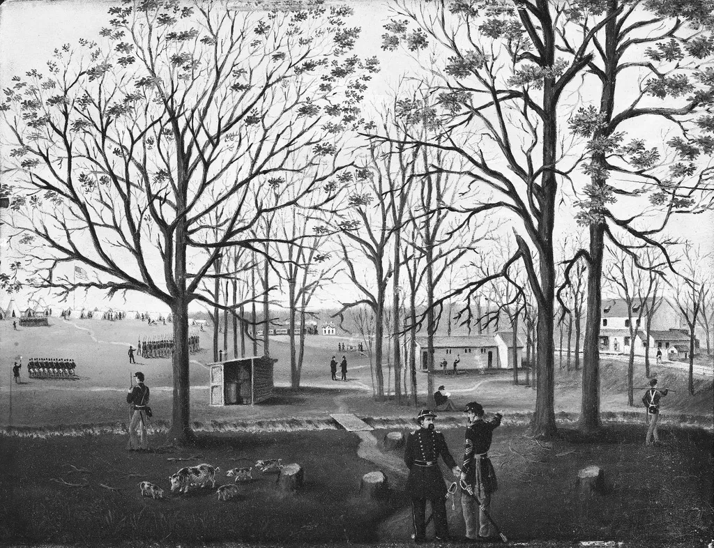 Camp Butler, Maryland, by Unknown, unspecified, 1861