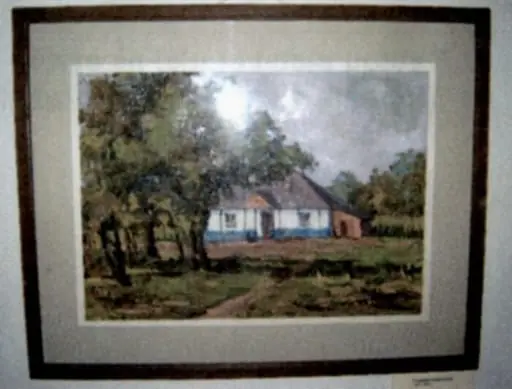 Casa natală a lui George Enescu de la Liveni, by Unknown
