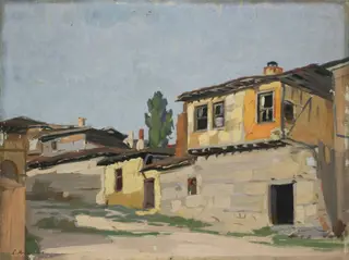 Casă țărănească, by Unknown