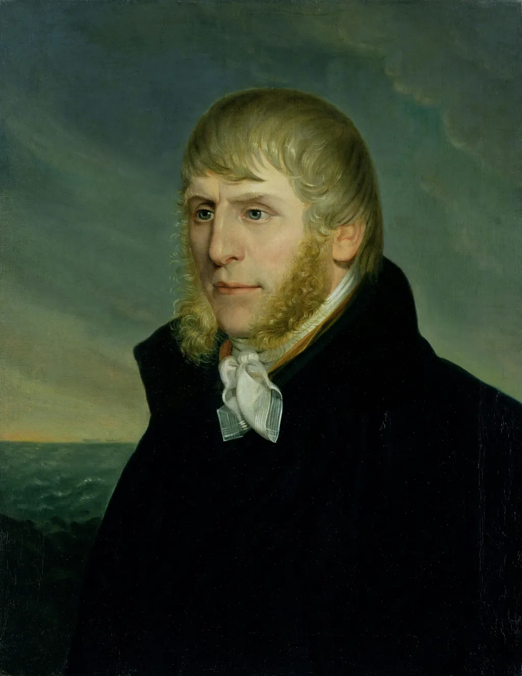 Caspar David Friedrich, by Unknown, oil, 1810