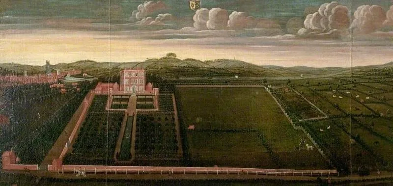 Castlefields, Derbyshire, by Unknown, oil, 1720