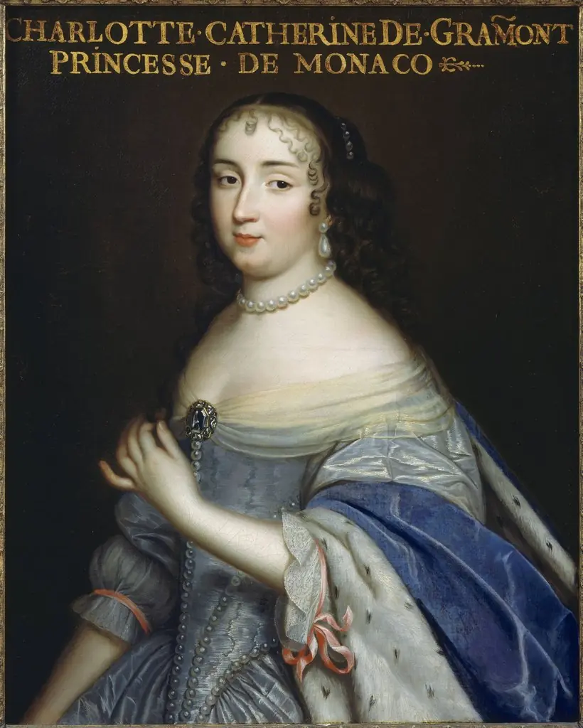 Catherine-Charlotte de Gramont, princesse de Monaco, duchesse de Valentinois, by Unknown, 1650