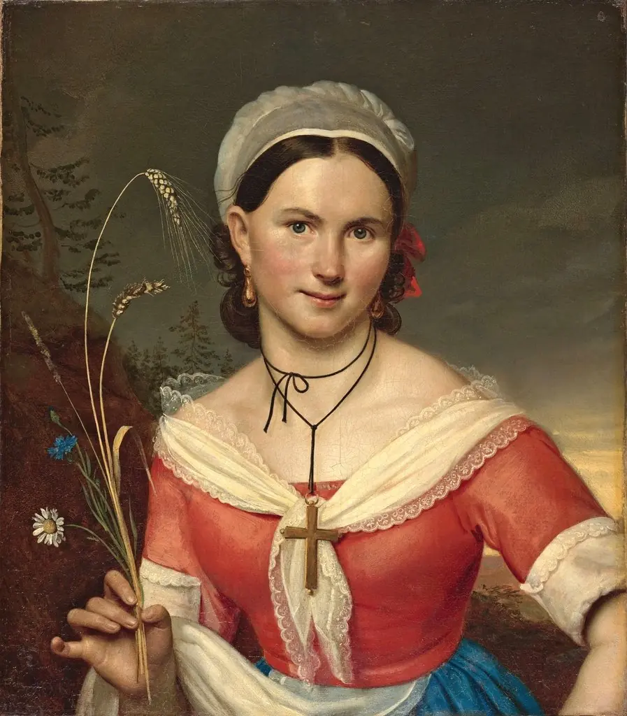 Catherine Teleshova, by Unknown