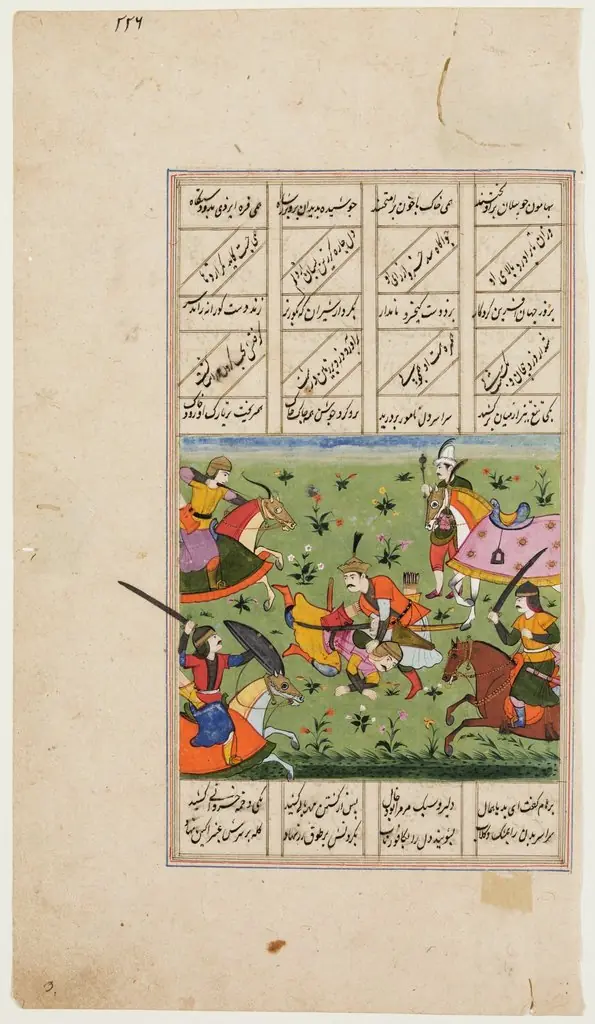 Cavalry Battle with Dismounted Combat, by Unknown