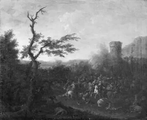 Cavalry Encounter, by Unknown
