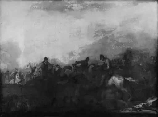 Cavalry Skirmish, by Unknown