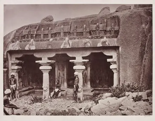 Cave sanctuary at Mahabalipuram, by Unknown