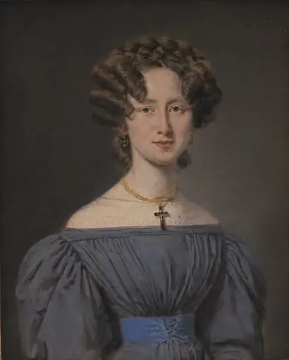 Cecilie Lønborg, gift 1830 med skibsintendant Theodor Emil Ludvigsen, by Unknown