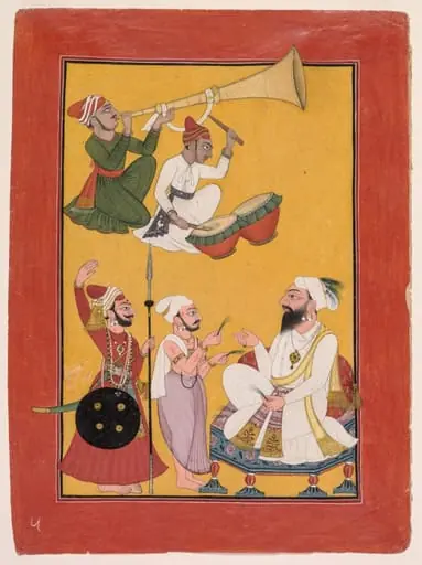Celebrations of Krishna's Birth, from a Bhagavata Purana, by Unknown