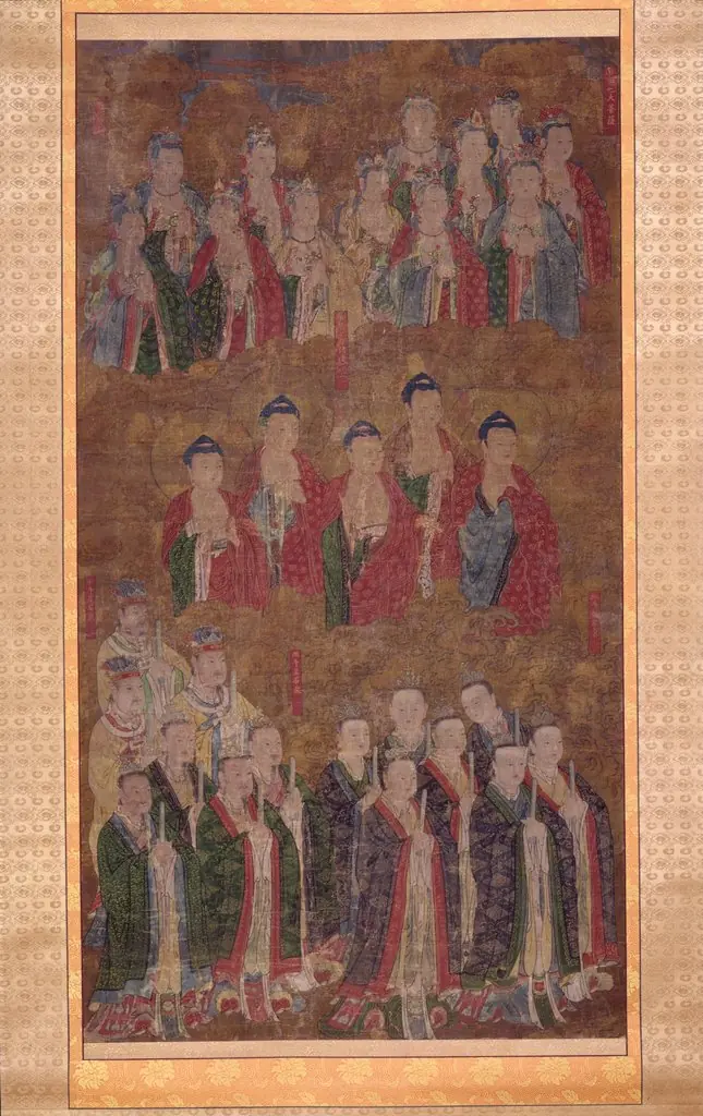 Celestial Buddhas and Deities of the Eastern and Southern Dipper Constellations, by Unknown
