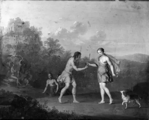 Cephalus and Procris, by Unknown