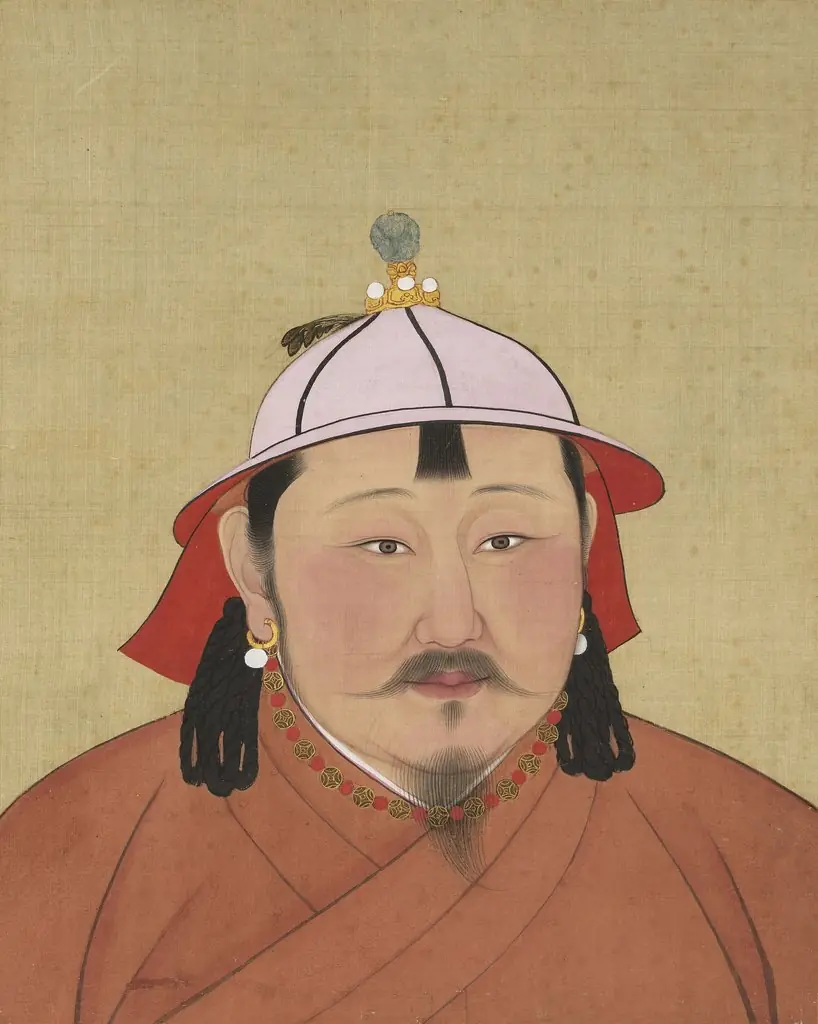 元代帝半身像册-元成宗皇帝像, by Unknown