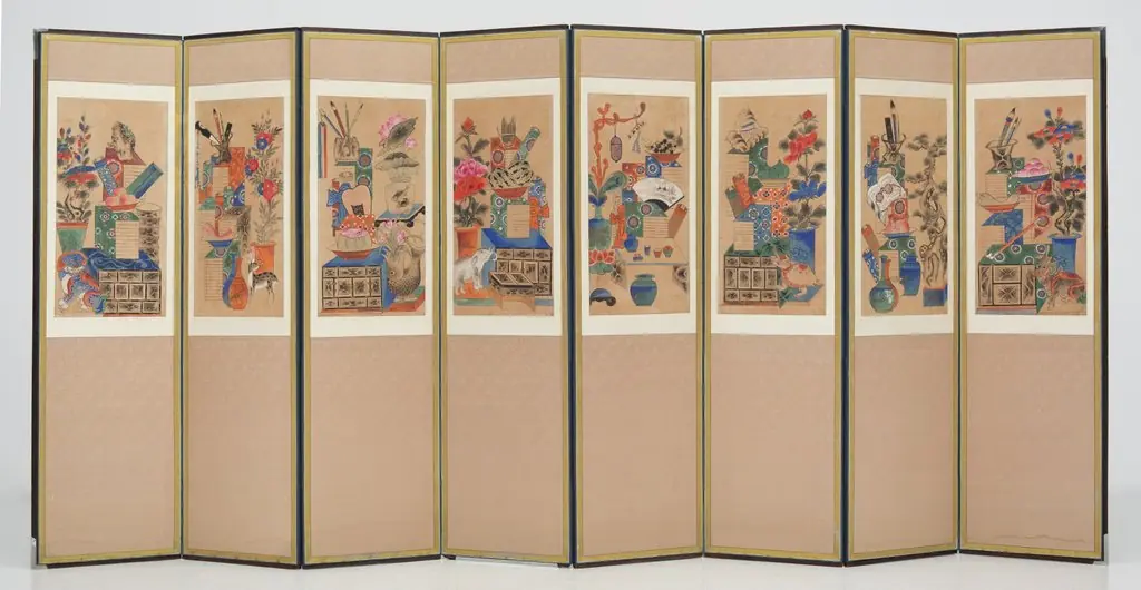 Chaekkori Screen, by Unknown