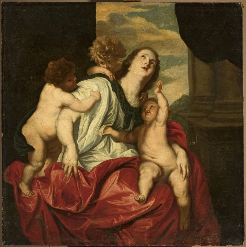 Charity, by Unknown, 1700