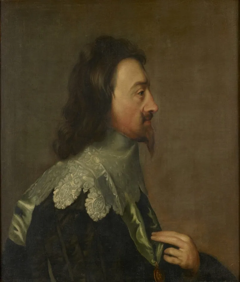 Charles I, by Unknown, oil, 1659