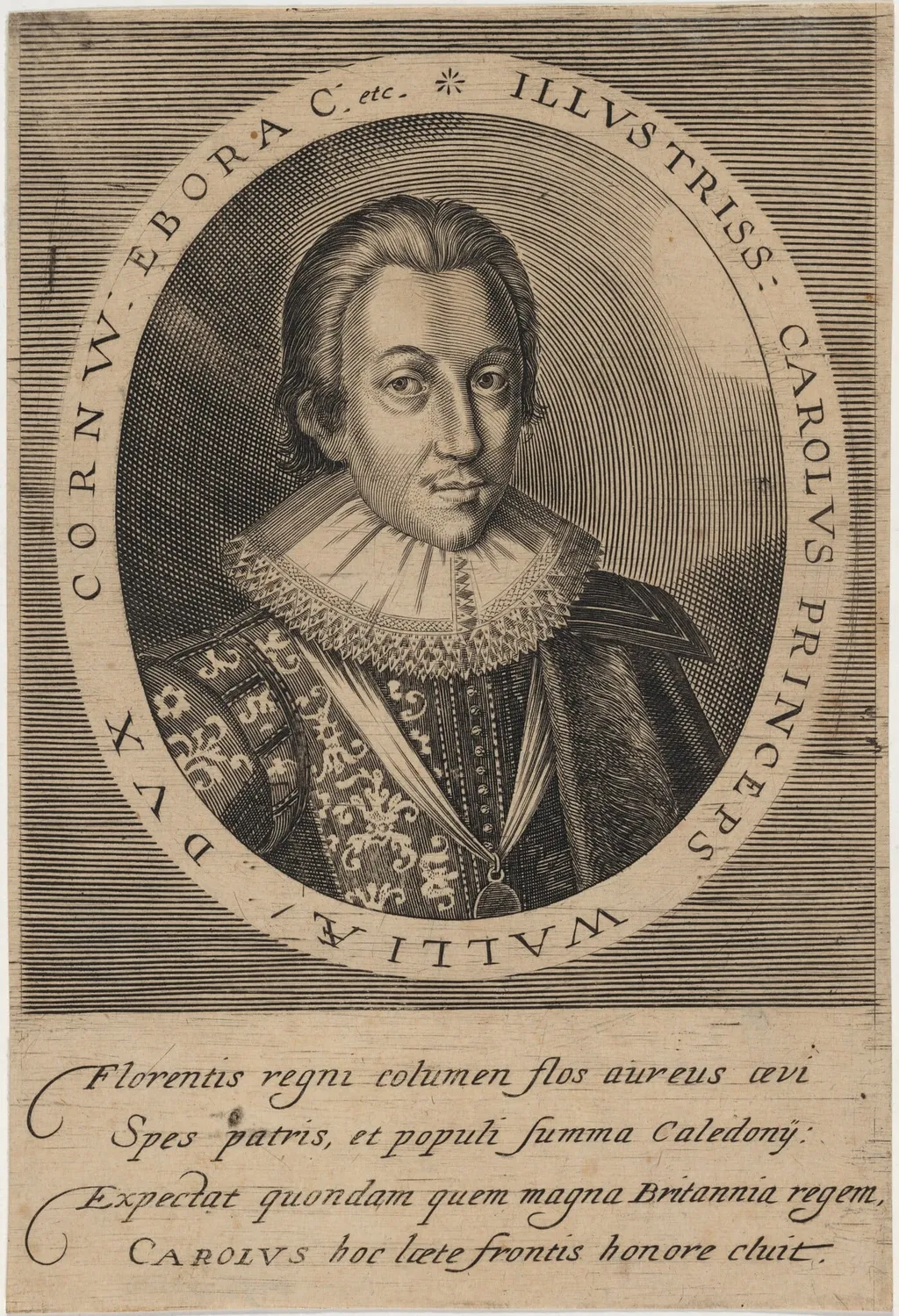 Charles I as Prince of Wales, by Unknown, ink, 1601