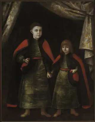 Childhood portrait of Franciszek Sebastian Lubomirski (?–1699) and Jerzy Dominik Lubomirski (ca. 1665–1727), by Unknown, 1671