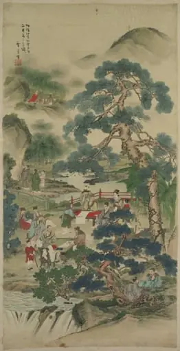 Chinese Sages in a Garden, by Unknown