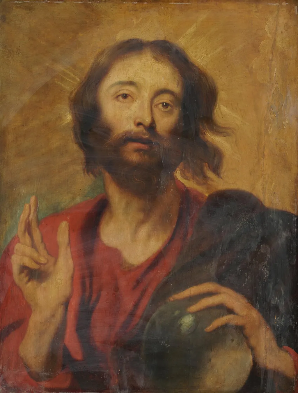 Christ as Saviour of the World, by Unknown, unspecified, 1620
