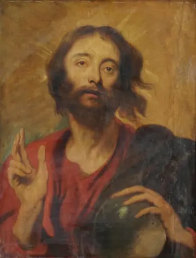 Christ as Saviour of the World, by Unknown