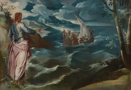 Christ at the Sea of Galilee, by Unknown