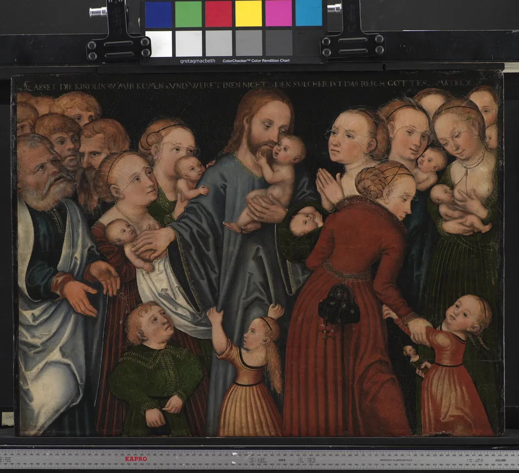 Christ Blessing the Children, by Unknown, 1545