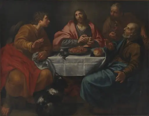 Christ in Emmaus, by Unknown