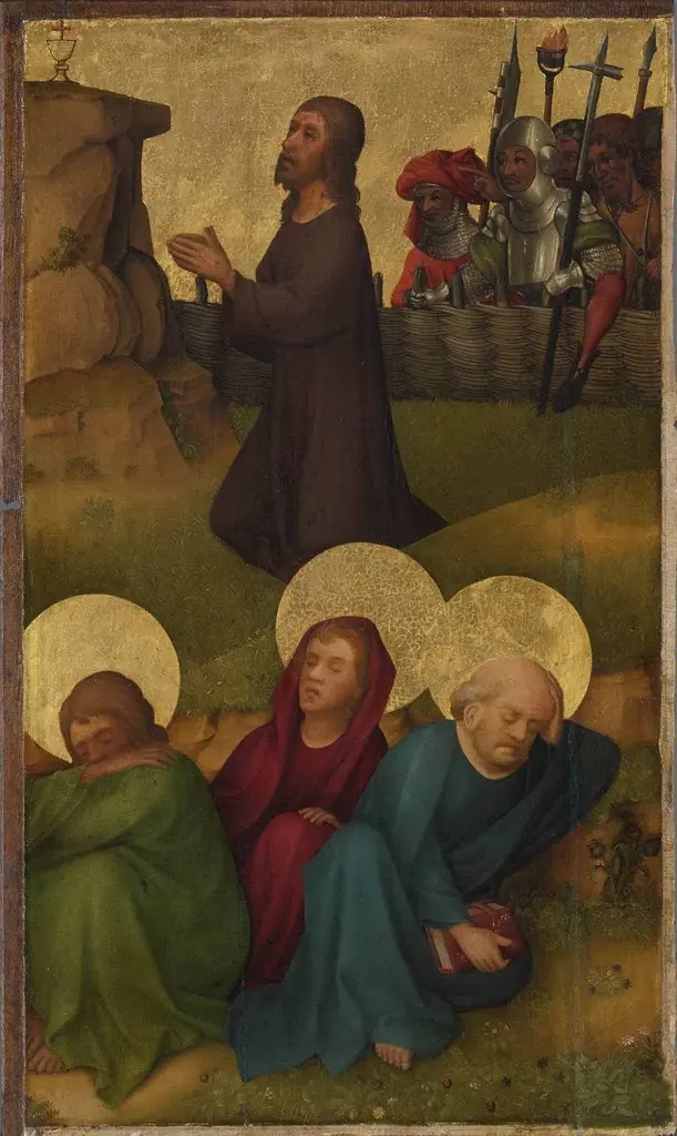 Christ on Mount Olive (altar piece), by Unknown