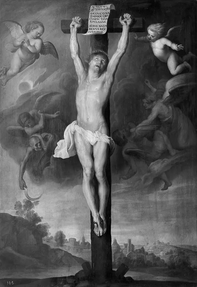 Christ on the cross, by Unknown