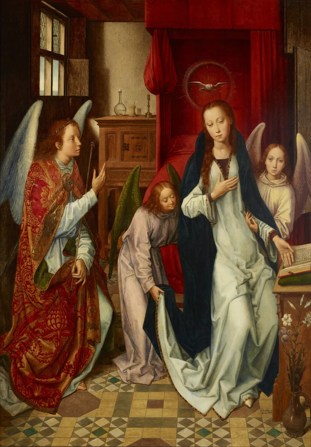 Christ's Bath, by Unknown, oil, 1650