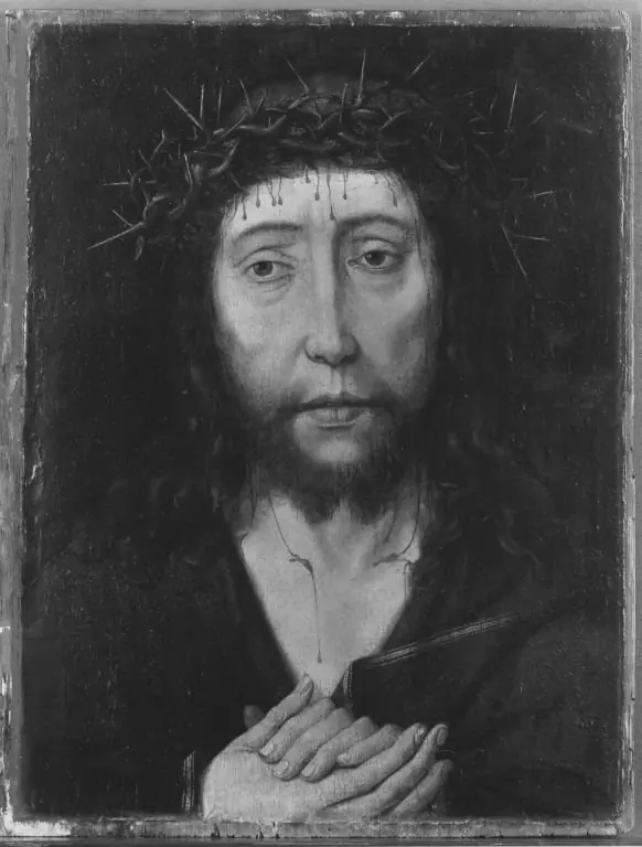 Christ with crown of thorns, by Unknown