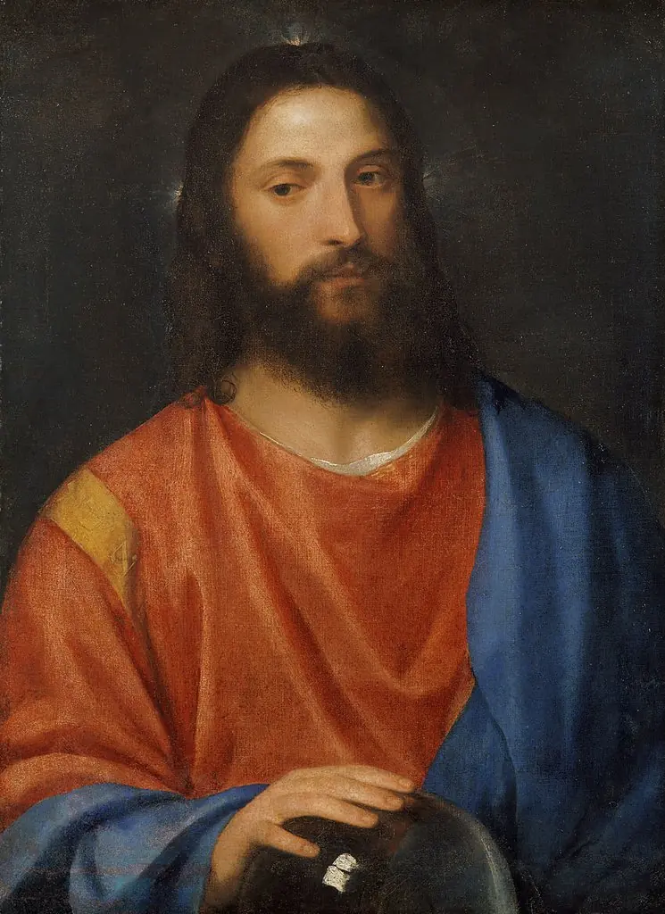 Christ with Globe, by Unknown